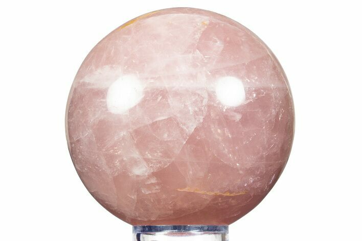 Polished Rose Quartz Sphere - Madagascar #344332